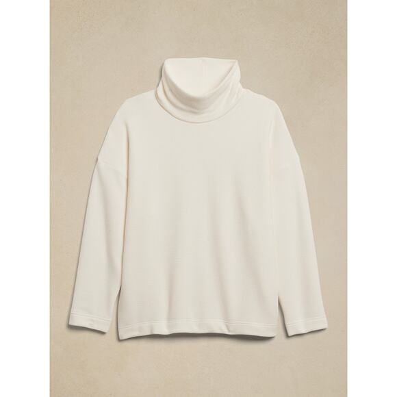 Banana Republic Ottoman Fleece Sweatshirt - M - Snow Day - Picture 1 of 4